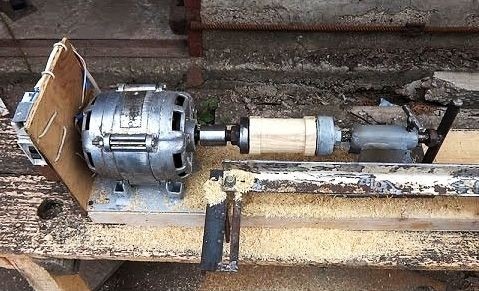 Токарный станок из старой СМА