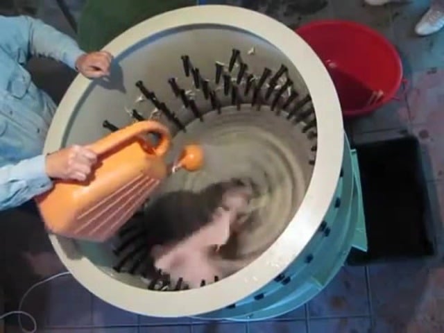 Смачивание водой при перосъемке
