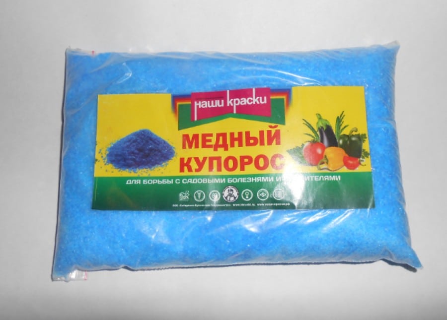 Медный купорос поможет справиться с грибком в СМА