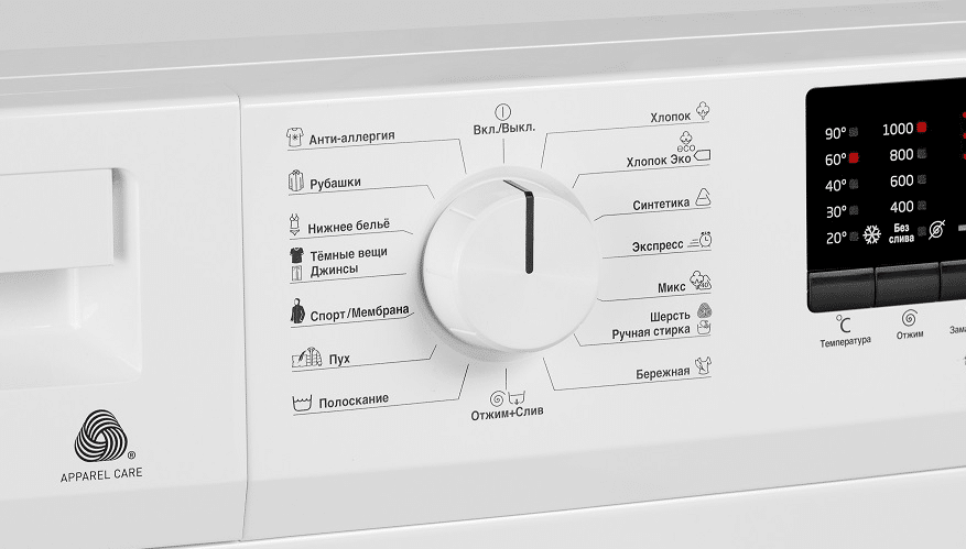 Панель управления СМА Beko